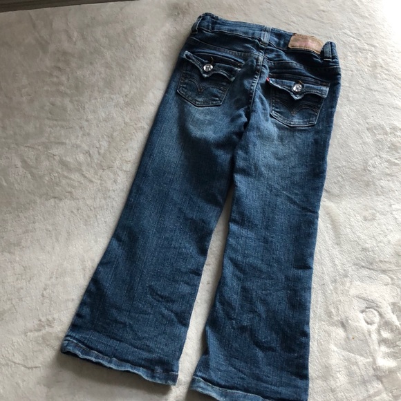 Levi’s Girls bootcut jeans w/bling - Picture 3 of 4